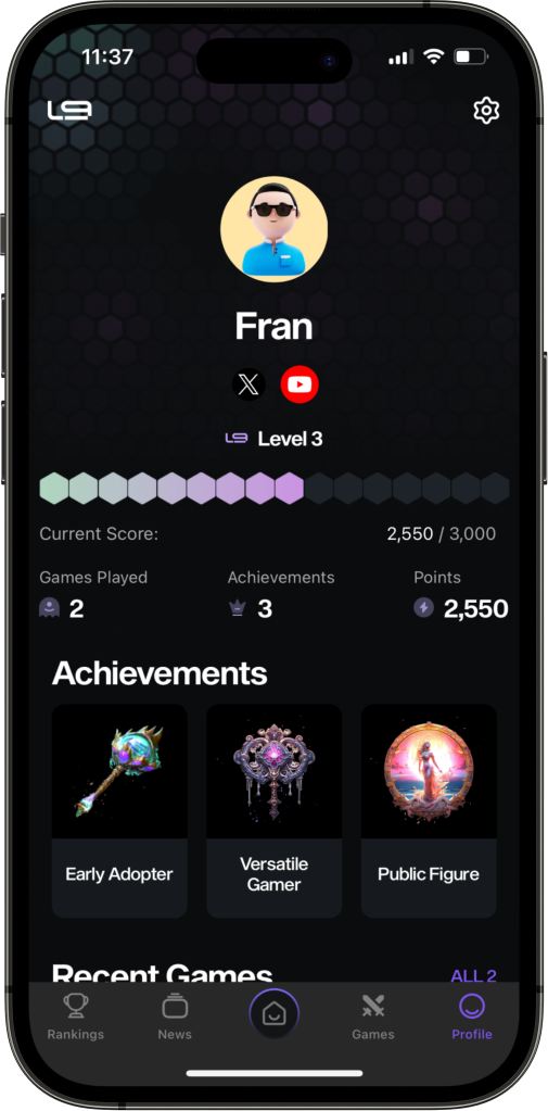 Gamer Profile